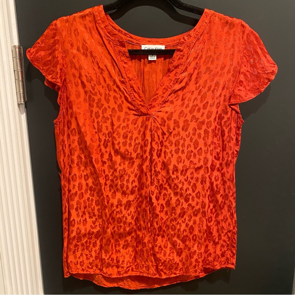 Calvin Klein Satin Blouse